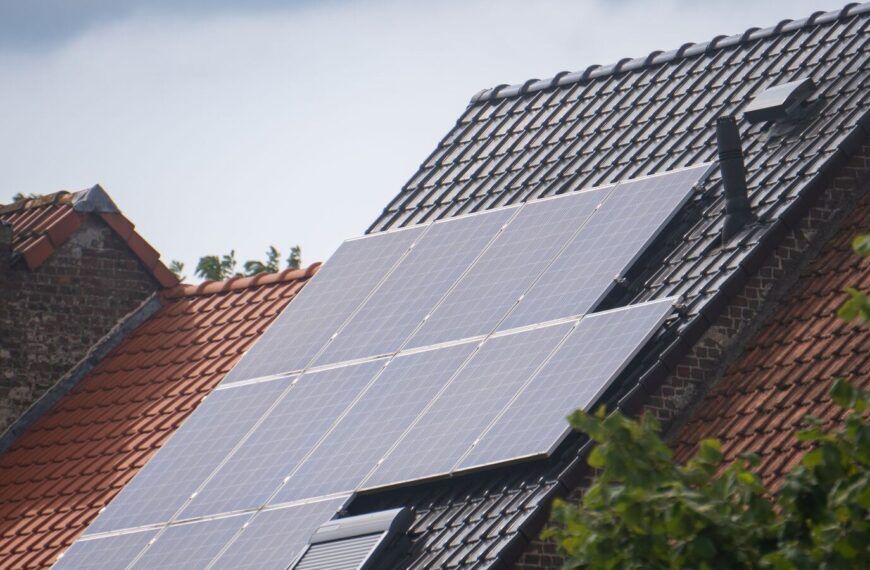 Photovoltaikanlage auf einem privaten Hausdach